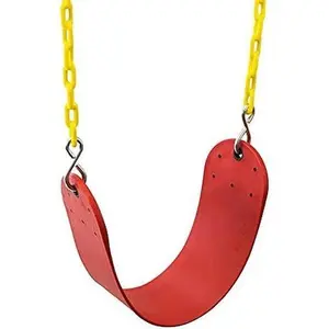 Heavy Duty Swing Seat - Swing Set Accessories Swing Seat Replacement and Carabiners for Easy Install - Red