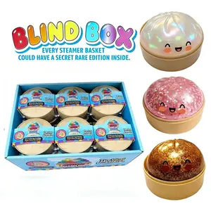Expressive Big Dumpling Squishy - Blind Box,  Fidget Toy, Soft TPR Material, Stress Relief, Unboxing Surprise,rare squishy Random Style per Pack.Valentine's Day and Easter gifts, suitable for children to exchange gifts