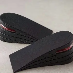 Height Boosters Insoles, 2-4 Layer 1.2"-2.97" Variable Lift, EVA Material, Air Cushion Heel Pads, Comfort Active Soles for Men and Women Footwear, Tactical Use