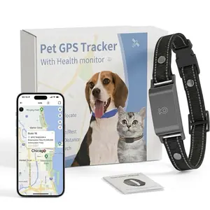 KOATLIFE GPS Dog Collar - Wireless Pet Safety Smart Tracker SIM INCLUDED- Real-Time Unlimited Range Location Tracking - Waterproof IP67 Durable Design - Activity Monitor for All Dog Breeds