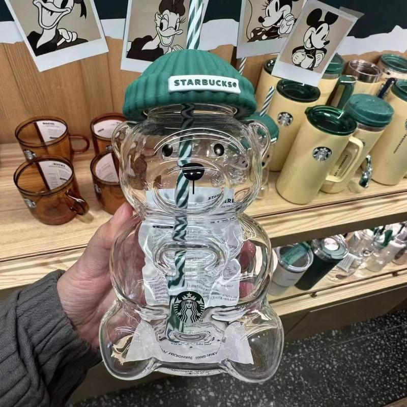 Starbucks 2026 Glass Bearista Cup Limited Edition Bear Tumbler gift new