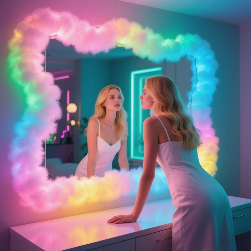 Cloud Shape LED Night Light, USB Powered 3D Cloud Lamp Kit, Multi-Color Atmosphere Lighting for Bedroom & Gaming Room Decor
