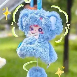 Crie! "Let the Sun Shine" Plush Blind Box, Weather & Animal Themed Kawaii Keychain, Adorable Frog Panda Fox Elephant Collectible, Viral Fluffy Mood Character Blind Box, Whimsical "Sunshine Switch" Plush Charm for Teens & Collectors
