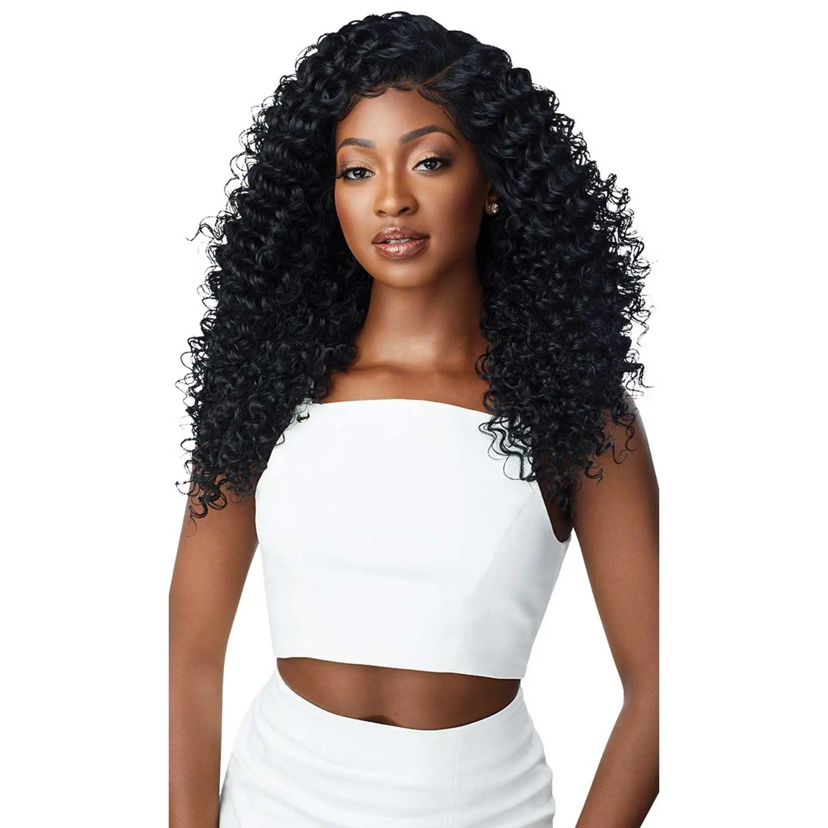 Outre Perfect Hairline Faux Scalp HD Transparent 13" x 6" Lace Front Wig Dominica QLPHLDOM