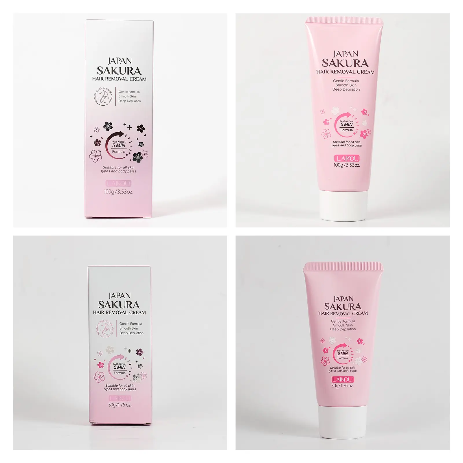Laikou Sakura Hair Removal Cream , Deep Depilation, Home Hair