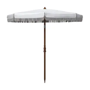 Estonia 6.5' Fringe Umbrella by Valerie Estonia 6.5' Fringe Umbrella by Valerie