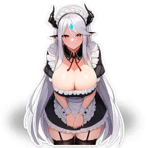 Epic Seven Maid Luna Anime Waifu Die Cut Vinyl Sticker