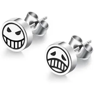 1 Pair Hot Japan Anime One count Portgas D Ace Stud Earrings Cosplay