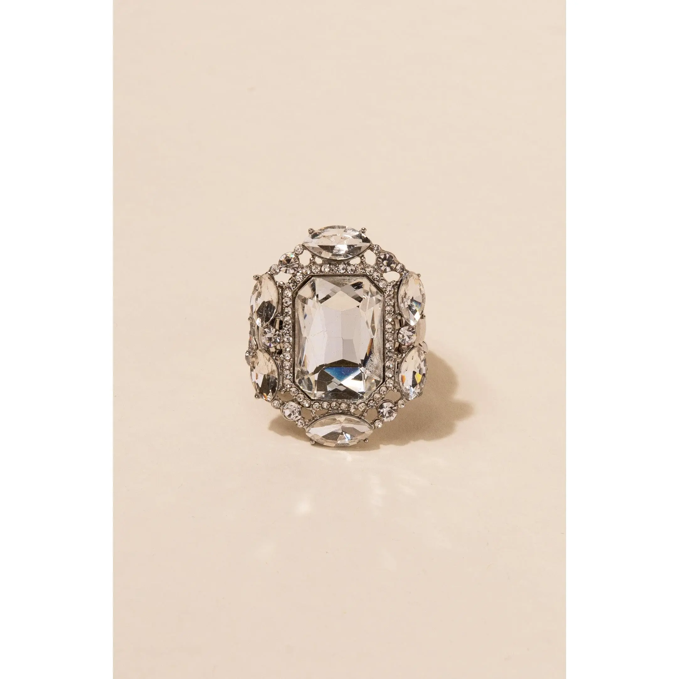 Victorian Square Rhinestone Ring Victorian Square Rhinestone Ring