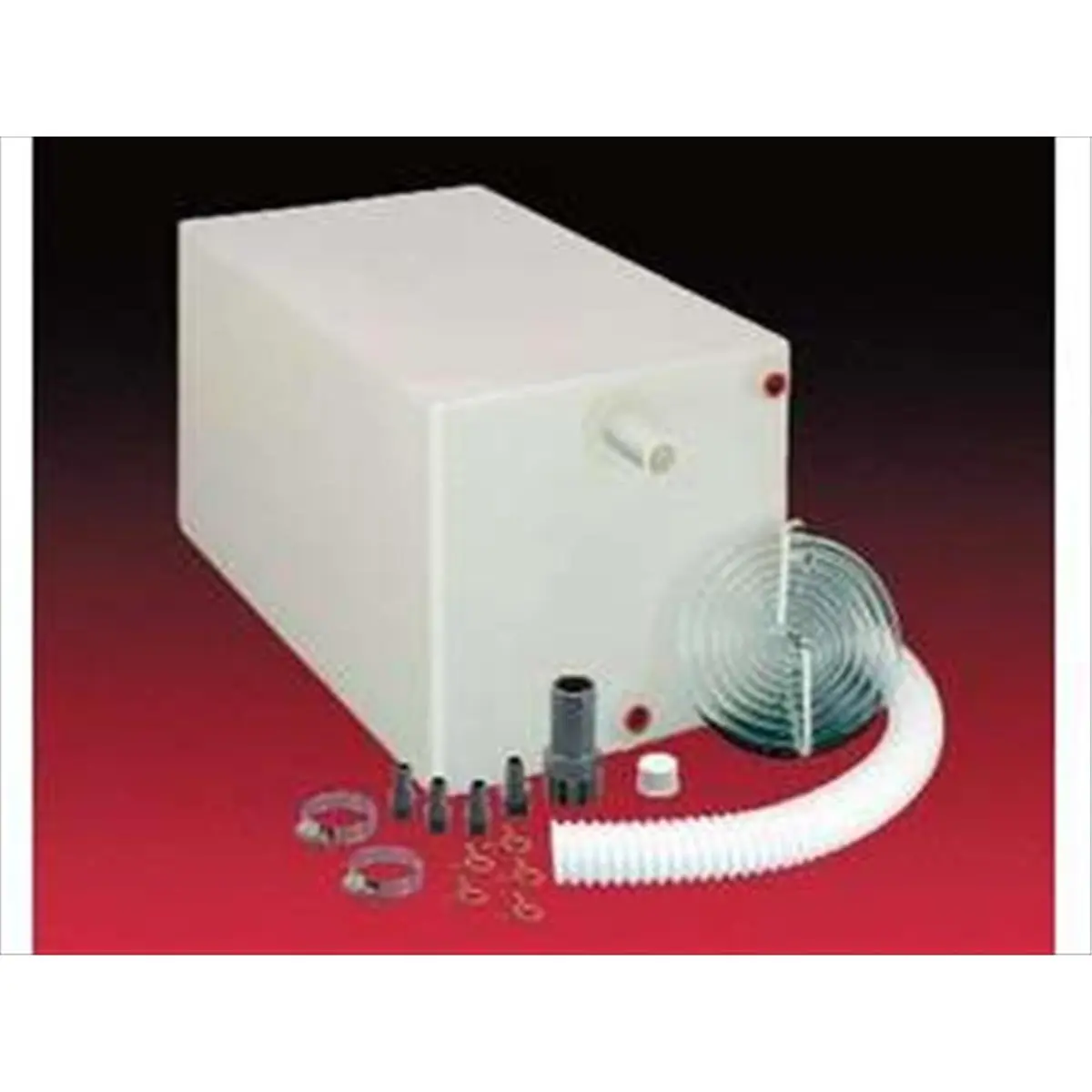 212 MAIN 15 Gal Water Storage Tank, Non-Pressurized High-Impact Plastic Container, Corrosion-Resistant for Boating and Outdoor Use
