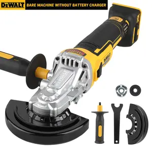 DEWALT 20V Angle Grinder for Metal & Wood Cutting, Cordless Brushless Power Tool, 9000RPM High Performance with Safety Brake