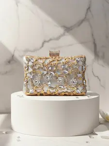 Women's Rhinestone Evening Bag, Elegant Party Handbag, Fashionable Bling Bag, Perfect for Weddings, Proms, Birthdays, Valentine's Day, Christmas