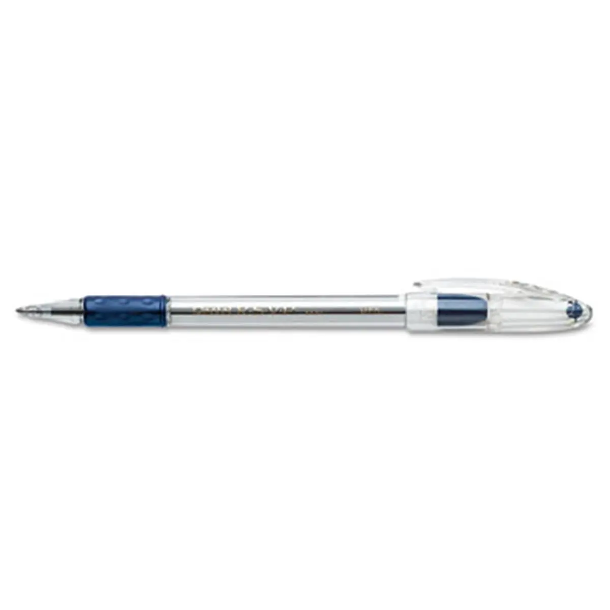 Pentel R.S.V.P. Ballpoint Stick Pen - Blue Ink, Medium Point, 12-Pack - Consistent Line, Durable Stainless Steel Tip, Easy to Use, Escape Writing Fatigue, No Skipping (for DIY Woodwork Enthusiasts), Ballpoint Pen