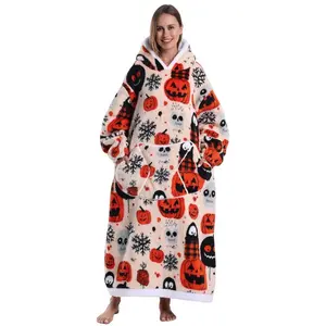 Oversized Hoodie Blanket for Women Adults Oversized Wearable Hooded Sweatshirt Pullover, Wearable Blanket Hoodie Super Soft Warm Cosy Sweatshirt with Big Pocket, Christmas Gift  Valentine's Day gift