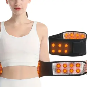 Tourmaline Magnetic Back Brace for Lower Back Pain Relief, Self-Heating & Soothing Design, Lumbar Support Belt for Sciatica/herniated Disc