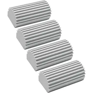 Damp Clean Duster Sponge 4 Pack Household Cleaning Sponges  Dusting Sponge for Brushing Blind Glass Vents Window Mirrors Baseboards
