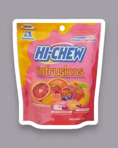 HI-CHEW Infrusions Orchard Mix - 4.24 oz - Concentrated Apple Puree & Natural Flavors - Candy, Snack candy variety candy Sweet Fruit Chewy Juicy taffy  candy
