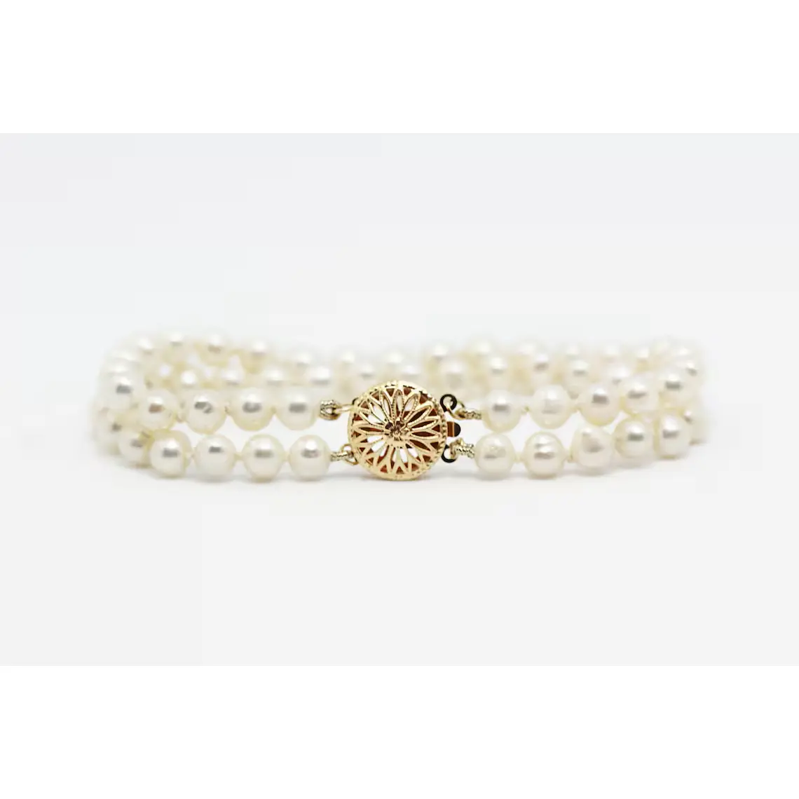 Two Strand Pearl Bracelet