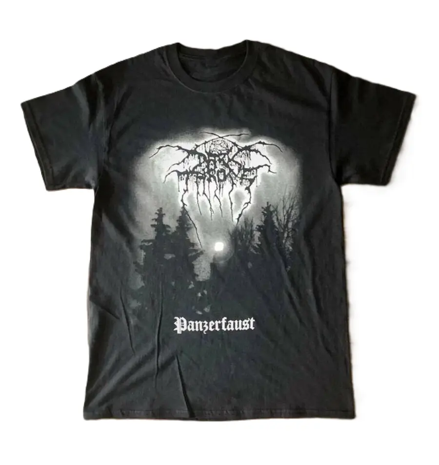 Vtg DarkThrone Band Panzerfaust Black T-shirt, Gift for Fans Cotton Unisex Men's T-Shirt Casual