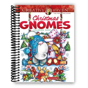 Creative Haven: Christmas Gnomes Coloring Book (Spiral Bound)