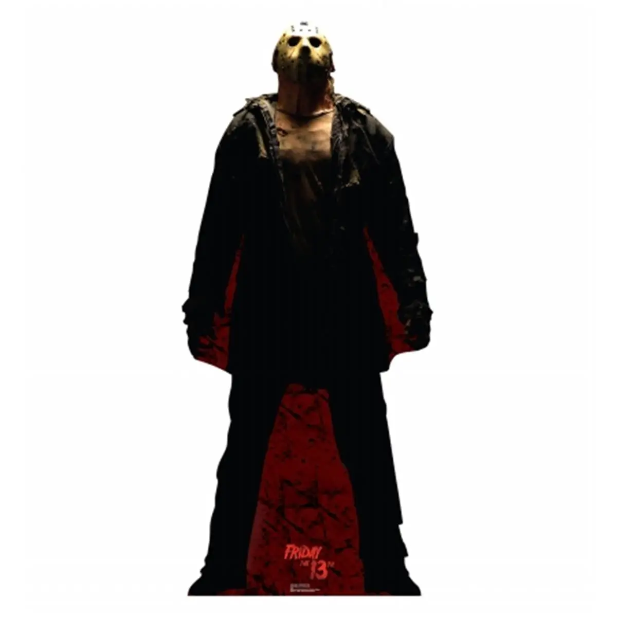 212 MAIN Advanced Graphics Jason Voorhees Dark Theme Horror Cardboard Cutout - Friday the 13th 2009 Halloween Watch Party Decor, 75x32in Large Home Wall Display, Large Size