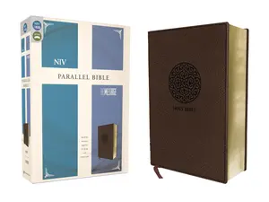 NIV, The Message, Parallel Bible, Leathersoft, Brown: Two Bible Versions Together for Study and Comparison by Eugene H. Peterson||Zondervan [Leatherbound Book]