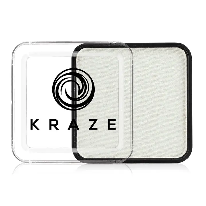 Kraze Square - Metallic White Face Paint