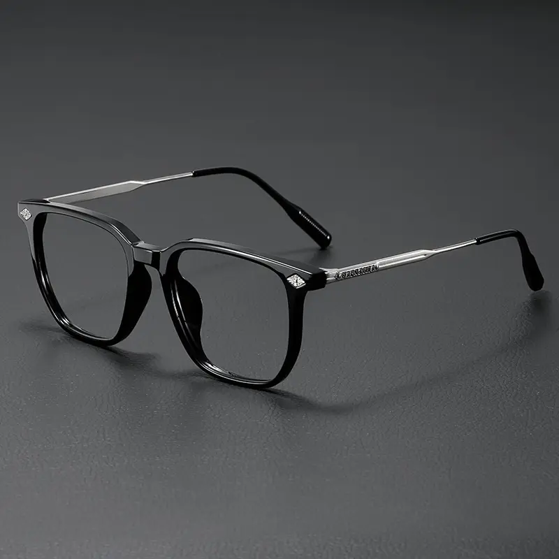 2025 New Party Square Glasses Anti-blue Light TR90 Ultra-light Men And Women Plain Glasses Fashion Natural Glasses Outdoor Glasses Fashionable Eyewear Frame Lightweight Eyewear