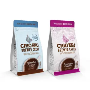 Crio Bru 2 Pack Limited Edition Chocolate Coconut & Dominican Republic Light Roast Coffee with 100% Pure-Ground Cacao