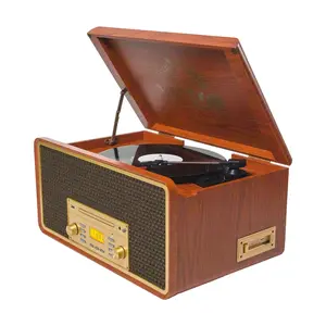 Victor Monument 8-in-1 Wood Music Center