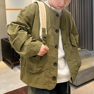 Boys' Jacket Spring and Autumn 2025 New Children's Spring and Autumn Baseball Jacket for Older Kids Spring Stylish