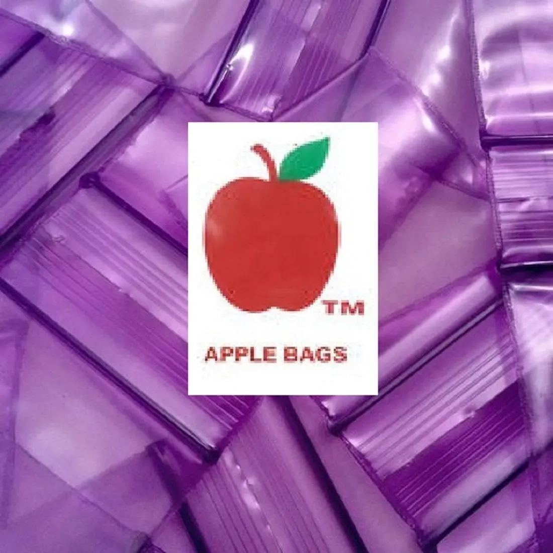 CrazyCoolBuys 1000 Pack Original Brand Purple 2Mil Zip lock Bags 1,000 Baggies Resealable Plastic