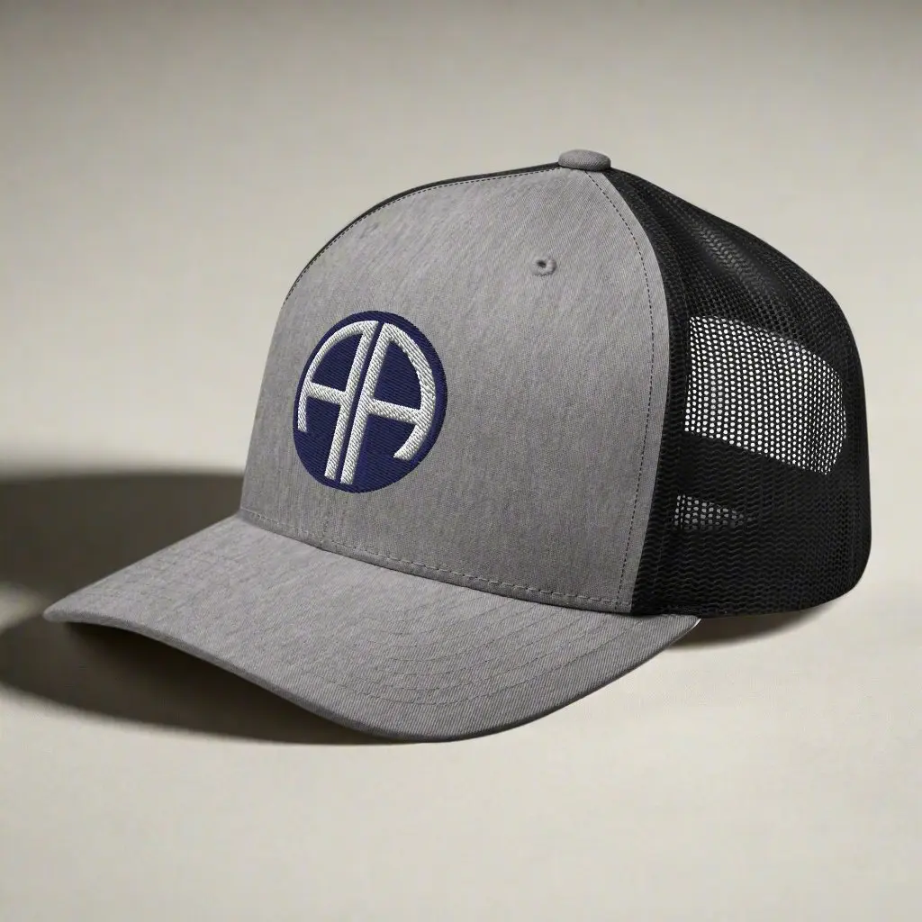 82nd Airborne Snapback Trucker Hat Embroidered