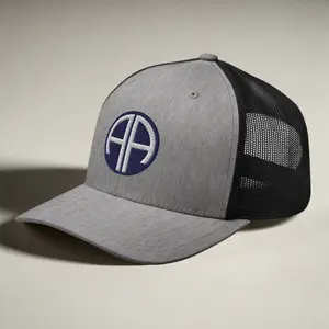 82nd Airborne Snapback Trucker Hat Embroidered
