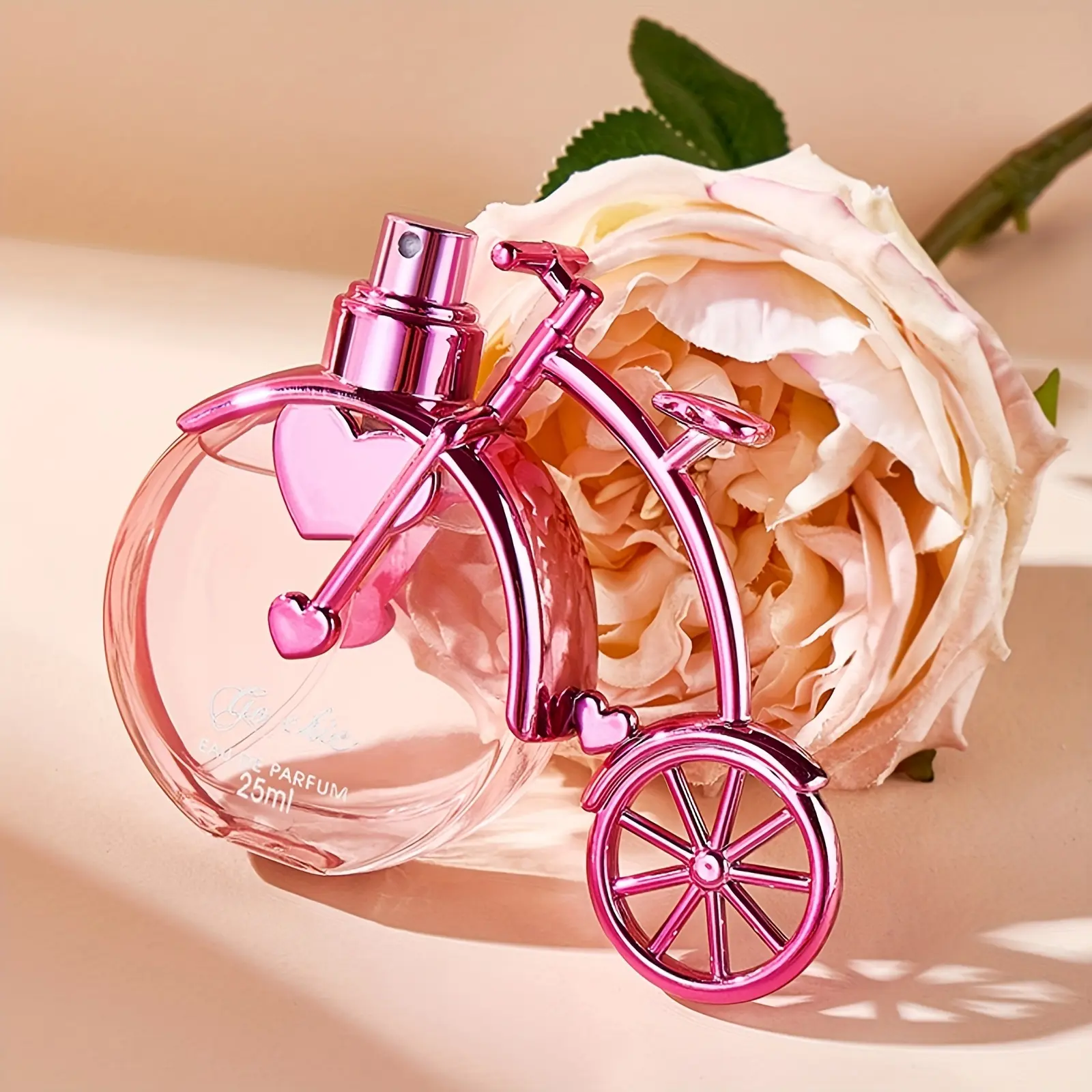 SHINESONN 25ml Pink Bicycle Perfume for Women – Elegant and Refreshing Mini Fragrance, Long Lasting Women Perfumes, Ideal for Dating, Birthday, Halloween, Christmas, Valentine’s Day & Party Gift, perfumes para mujer