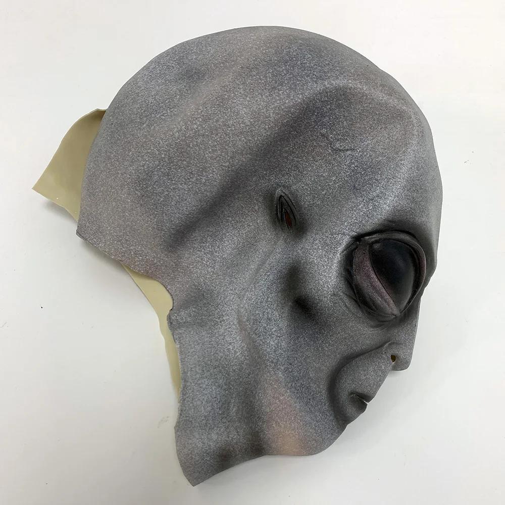 51 Area UFO Alien Mask Gloves Cosplay Extraterrestrial Organism Monster Skull Latex Helmet Hands Halloween Party Costume Props