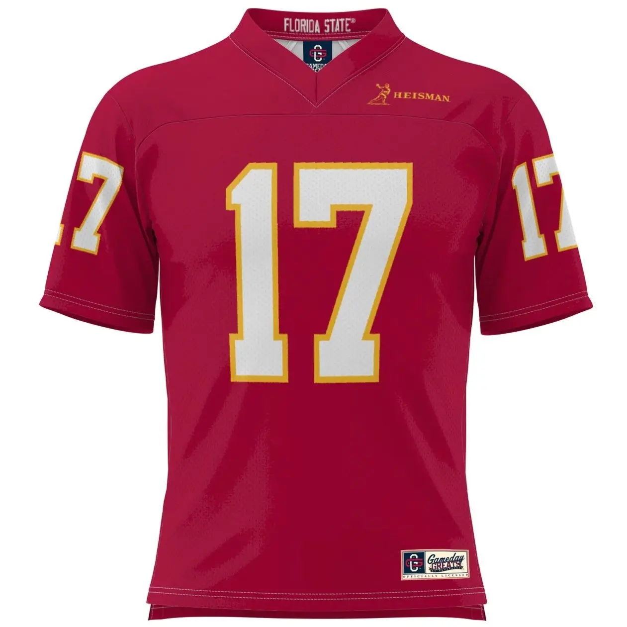 Charlie Ward Florida State Seminoles GameDay Greats Heisman Football Jersey - Garnet