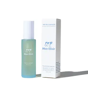 Moo Elixir - The Oil Cleanser | Hydrating & Soothing Formula | Dissolves Makeup, Dirt, and Impurities | Suitable for All Skin Types | 2oz