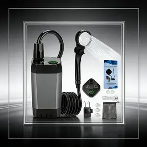 Rechargeable Portable Shower Pump With Rainfall Mode For Camping, Beach & RV