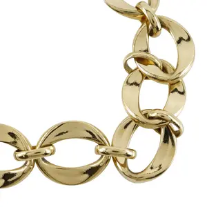Pre-owned CHANEL Stainless Small Leather Goods Chain Choker Necklace