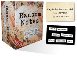 Ransom Notes - The Ridiculous Word Magnet Party Game, 3+ Players