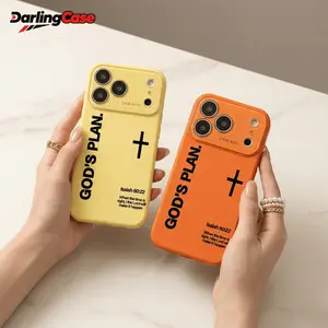 Darlingcase iPhone Case Ins Style Solid Color Case with Soft Skin-Friendly Touch and Full Lens Protection – Slim Protective Case for iPhone17 Pro Max, iPhone 16 Pro Max, 15/14/13/12/11