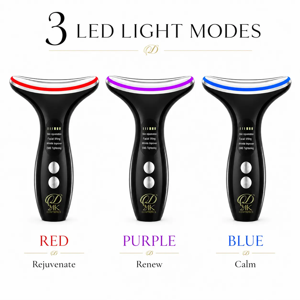 D24K LED EMS Neck Lifting & Firming Beauty Device
