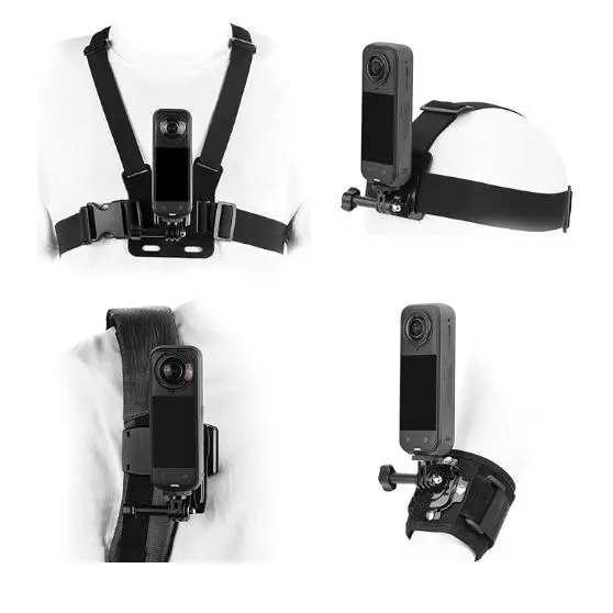 Belt+headband+backpack clip+arm strap