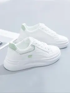 Fashion Thick Sole Casual Shoes, Versatile Lace-Up Sporty Women's Shoes, All-Season Wearable, Comfortable and Stylish, Casual Sneakers