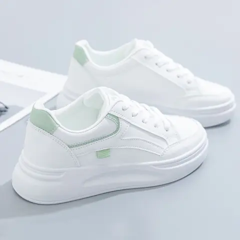 Fashion Thick Sole Casual Round Toe Shoes, Versatile Lace-Up Sporty Women's Shoes, All-Season Wearable, Comfortable and Stylish, Casual Sneakers, Casual Sporty Trainers