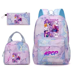 2026 New KPOP Witch Hunter Backpack College Style School Bag Travel Backpack Three-piece Set