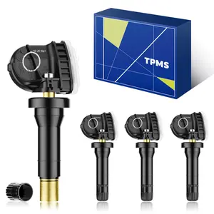 Pre-Programmed TPMS Sensors Compatible with Ford F-150 15-20| Explorer 15-21| Edge 15-24 |Escape20-24|Mustang15-23,Tire Pressure Monitoring Sensor, 315Mhz OE# F2GZ-1A189-A (4pcs)