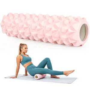 Foam Roller for Exercise, Back Roller for Deep Tissue Massage and Muscle Soreness Relief, Foam Massage Roller Suitable for Fitness, Yoga and Pilates (12 Inch)