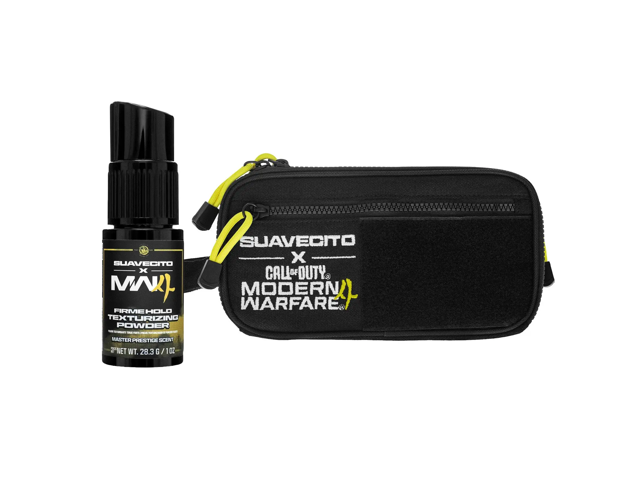 Suavecito X Call of Duty: Modern Warfare 4 Firme Hold Hair Texturizing Powder with Dopp Kit, Men's Haircare Styling Product